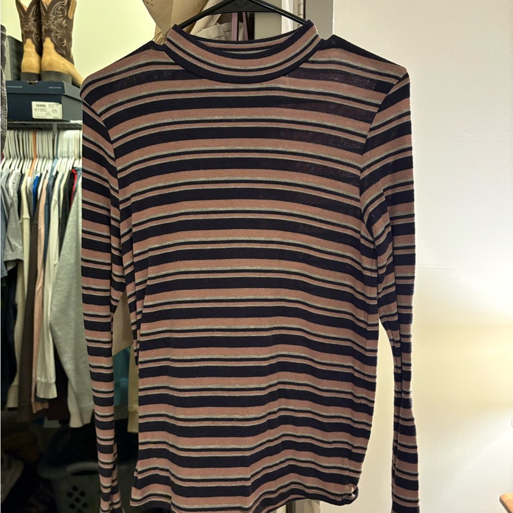 Striped Long Sleeve Top